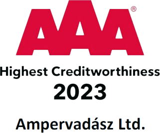 Ampervadász Kft. villamos biztonsági felülvizsgálat - AAA Highest Creditworthiness 2023